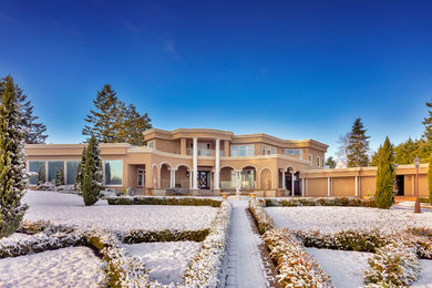 Example of an exterior home design in Vancouver