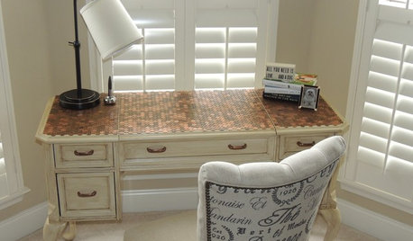 Reinvent It: Penny for Your Thoughts on This Antiqued Table?
