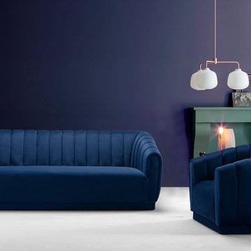 Chic Home Van Gogh Sofa, Navy