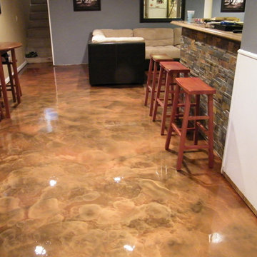 Pearlescent Epoxy Basement