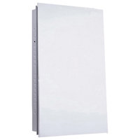 Euroline Medicine Cabinet, 16"x30", Polished Edge, Flush Mounted