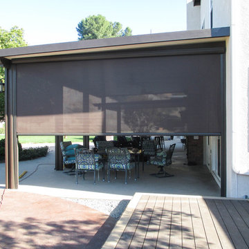 Motorized Power Screens Sun Control Patio