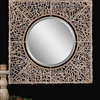Knotted Rattan Natural Mirror
