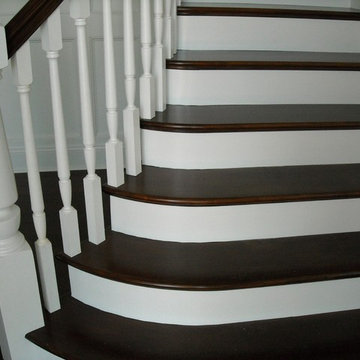 Margate, NJ flared staircase