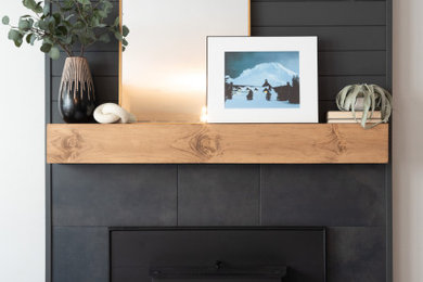 Inspiration for a transitional living room remodel in Portland