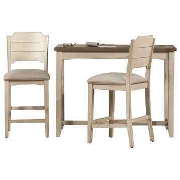 Hillsdale Clarion 3-Piece Counter Height Dining Set With Open Back Stools