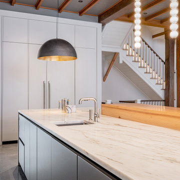 Modern Loft Kitchens in Cambridge, MA