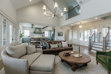 Trendy living room photo in Other