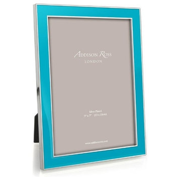 Addison Ross Tiffany Blue Enamel Frame, 5x7