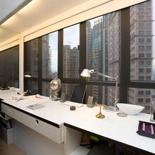 Bay-window desk