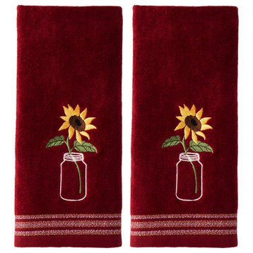 SKL Home 2-Piece Sunflower In Jar Hand Towel Set