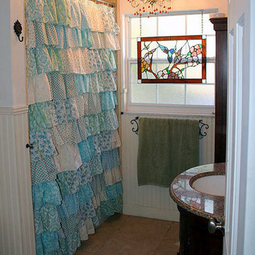 Ruffled Shower Curtains