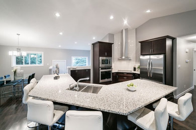 Example of a kitchen design in Edmonton