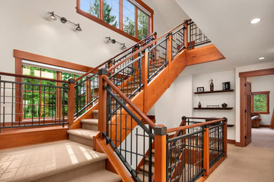 Example of a minimalist staircase design