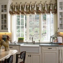 valances, curtains, windows