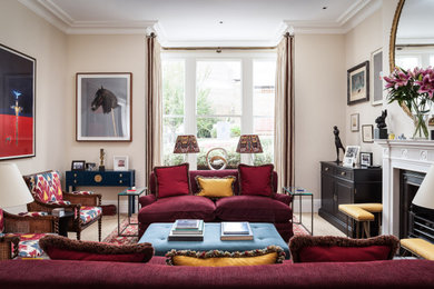 This is an example of a living room in London.