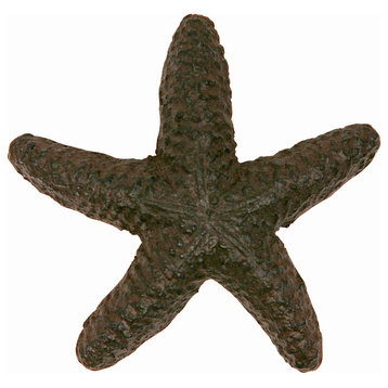 Coastal Starfish Shaped Drawer  or Cabinet Door Pull Cast Iron