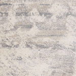 Alpine Rug Co. - Allie Collection Cream Gray Faded Storm Rug, 7'10"x10'6" - The Allie collection boasts a beautiful combination of old and new; modern designs with distressed elements.