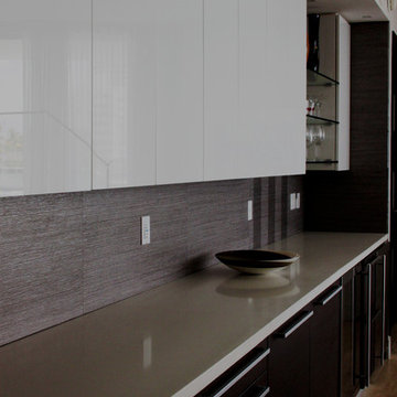 Contemporary Kitchen Update In An Espresso Stain