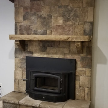 Fireplace Makeover After Photo