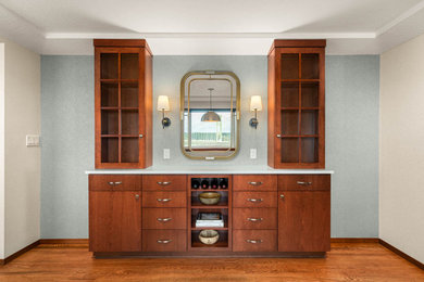 Inspiration for a transitional dining room remodel in Seattle