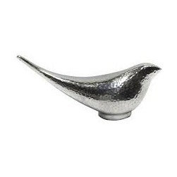 Silver Bird Figurine - Decorative Objects And Figurines
