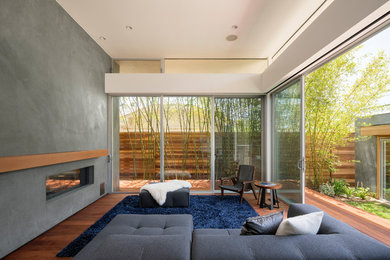 Living room - modern living room idea in Los Angeles