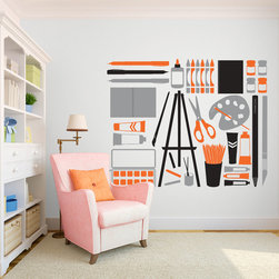 Art Icon Collection Wall Decal - Wall Decals
