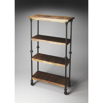 Fontainebleau Industrial Chic Bookcase - Multi-Color