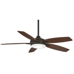 Minka Aire - Minka Aire Espace Oil Rubbed Bronze 52" Ceiling Fan - 14.5" Height Top to Bottom