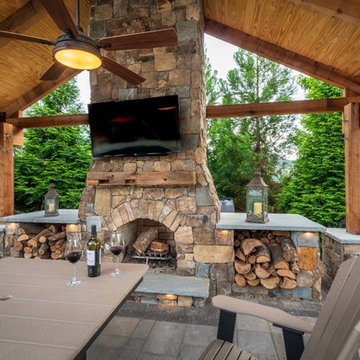 Custom Pool and Outdoor Living Space in Winston Salem