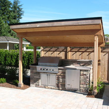 outdoor kitchen