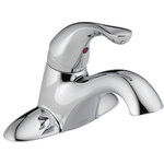 Delta - Delta Classic Single Handle Centerset Bathroom Faucet, Chrome, 501LF-WF - You can install with confidence, knowing that Delta faucets are backed by our Lifetime Limited Warranty. Delta WaterSense labeled faucets, showers and toilets use at least 20% less water than the industry standard saving you money without compromising performance.