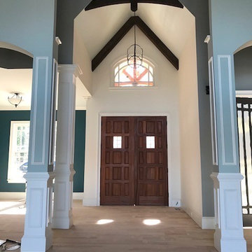 Interior gable trusses