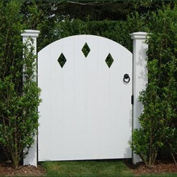 Vinyl Diamond Walk Gate - Outdoor Products