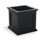 20"W x 20"D x 20"H Fairfield Patio Planter, Black