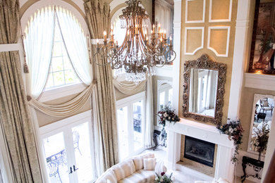 Inspiration for a timeless living room remodel in Other
