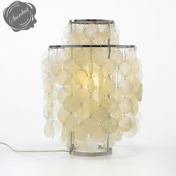 Interior Design Idea with Capiz-Shell Panton Fun Table Lamp