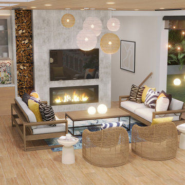 Modern Bright Patio Design