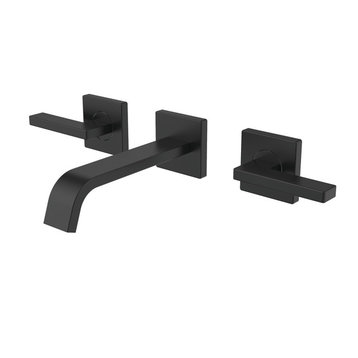 Speakman Lura Wall-Mounted Faucet, Matte Black