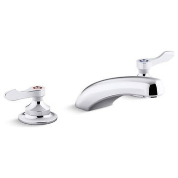 Kohler Triton Bowe 0.5 GPM Widespread Bathroom Faucet, Polished Chrome