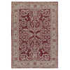 Vibe by Jaipur Living Katarina Floral Red/ Light Gray Area Rug 5'X7'6"