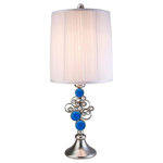 Ore International - 28"H Just Dazzle Buffet Table Lamp - This elegant Buffet Table Lamp is designed to bedazzled your home decor collection that accent your passion for design and home comfort, part of the Just Dazzle Collection.