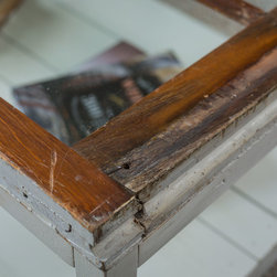 Rustic Wooden Reclaimed Window Coffee Table - Products