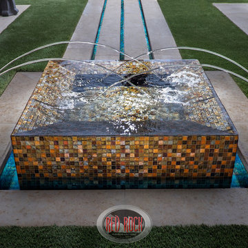 Private Outdoor Design by Red Rock Contractors and Red Rock Pools & Spas.