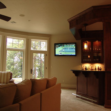 Home Bar Television Installation