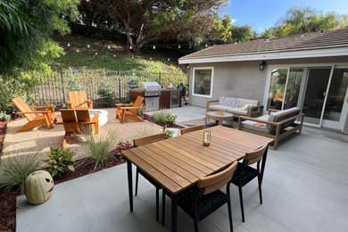 Inspiration for a contemporary patio remodel in San Diego