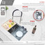 Workstation Roll-Up Dish Drying Rack