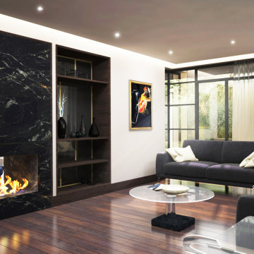 Modern Living Room in Istanbul