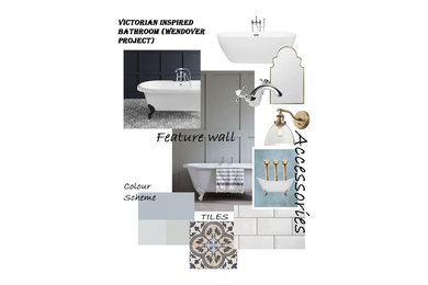 Ornate bathroom photo in Buckinghamshire
